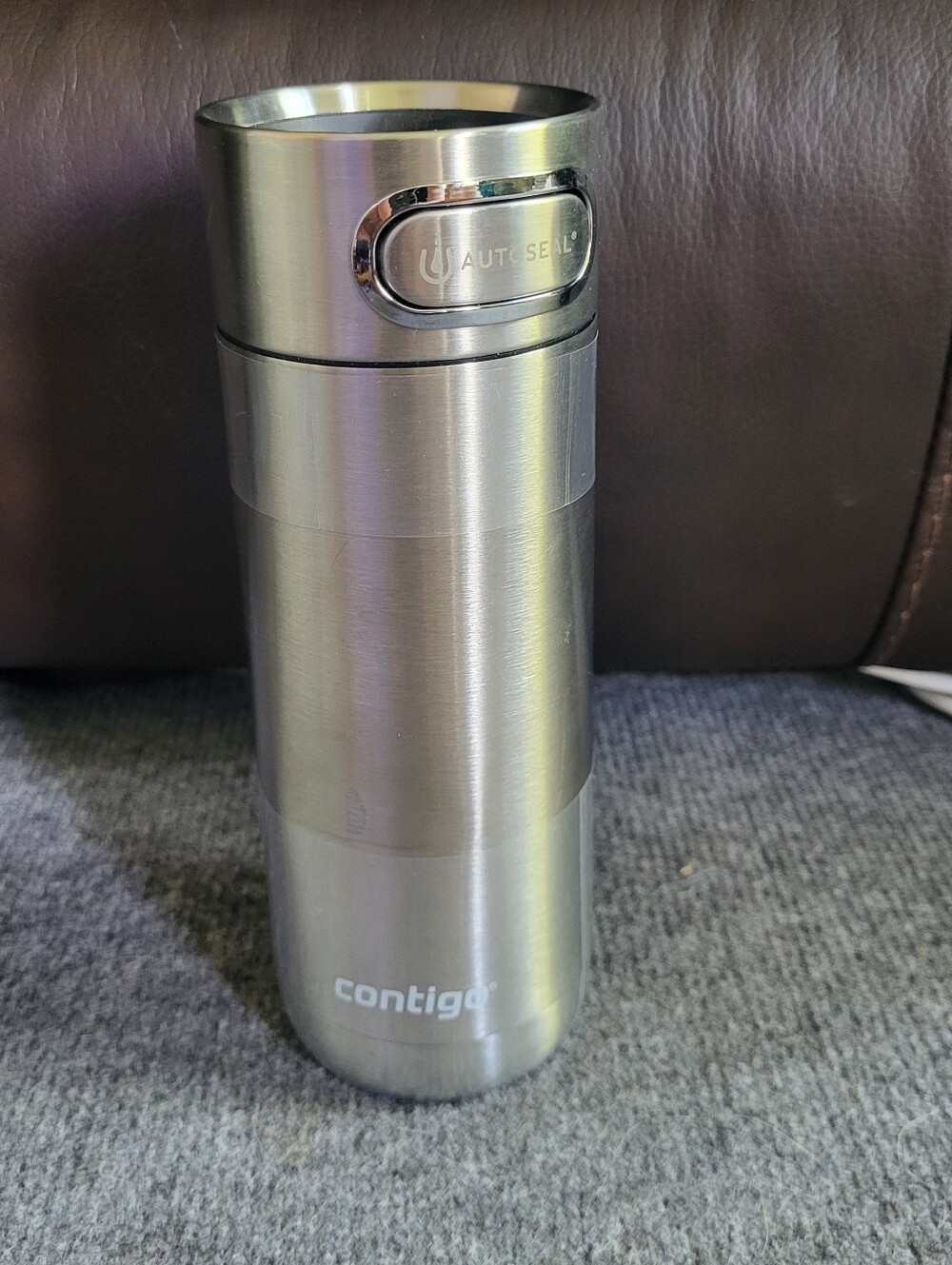 Contigo Silver Stainless Steel AutoSeal Travel Mug